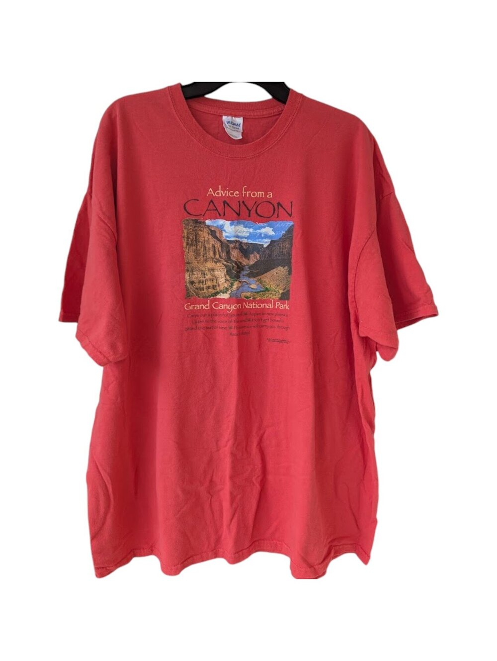 Grand Canyon National Park 2XL Advice From a Canyon T-Shirt 2011 Vintage 25.5x30